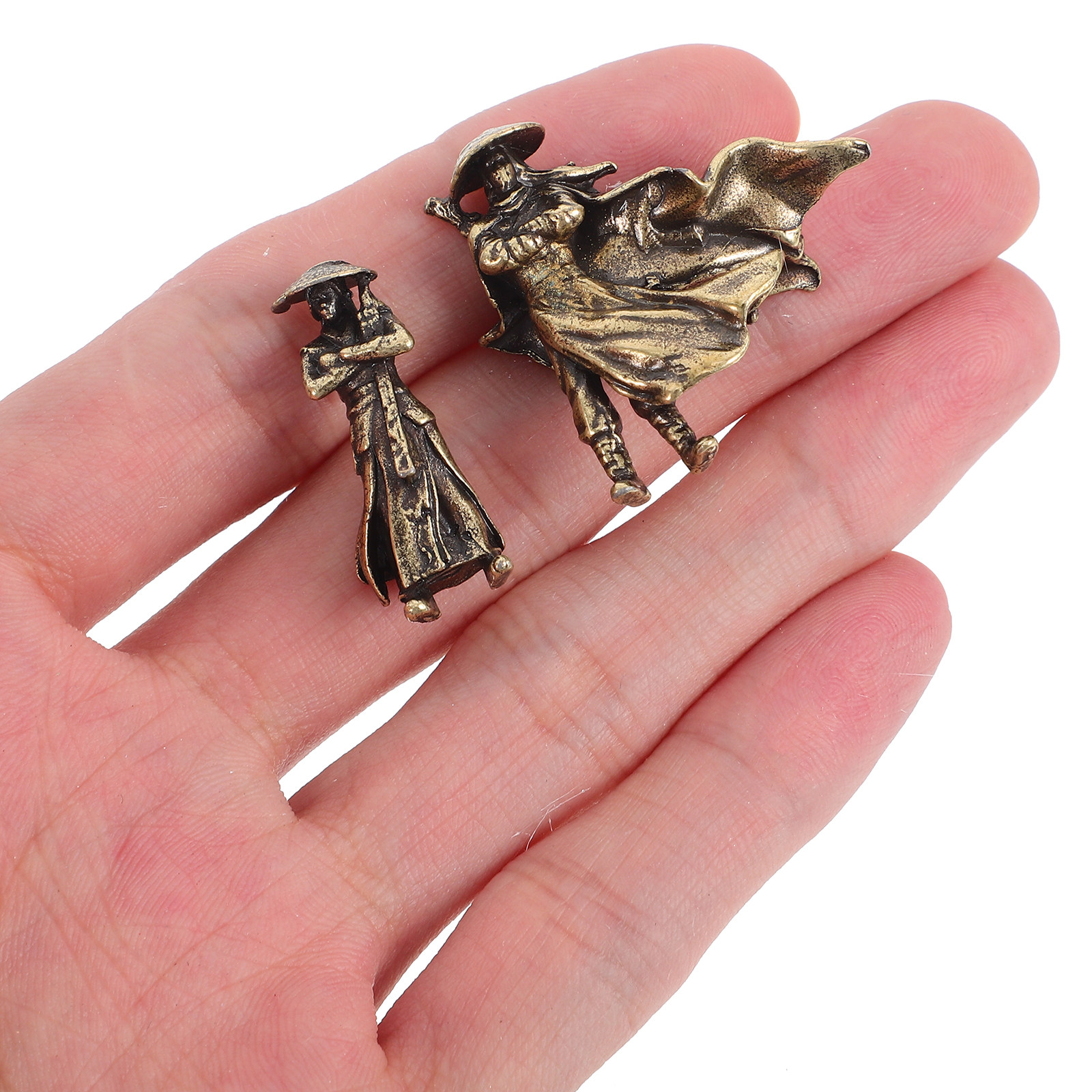 Bonsai Garden Cafe - 2Pcs Ancient Chinese Warrior Micro Landscape
