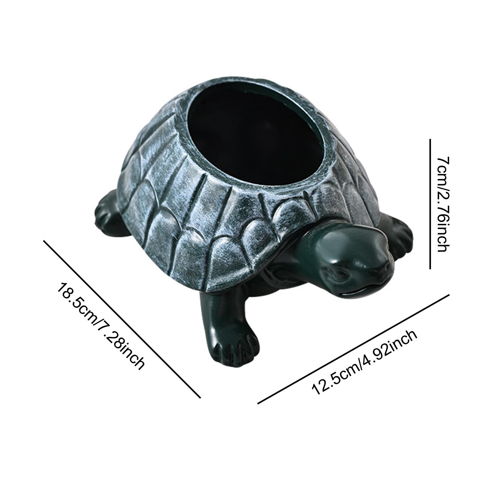 Bonsai Garden Cafe - Turtle Planter Pot Collectible Art Tabletop