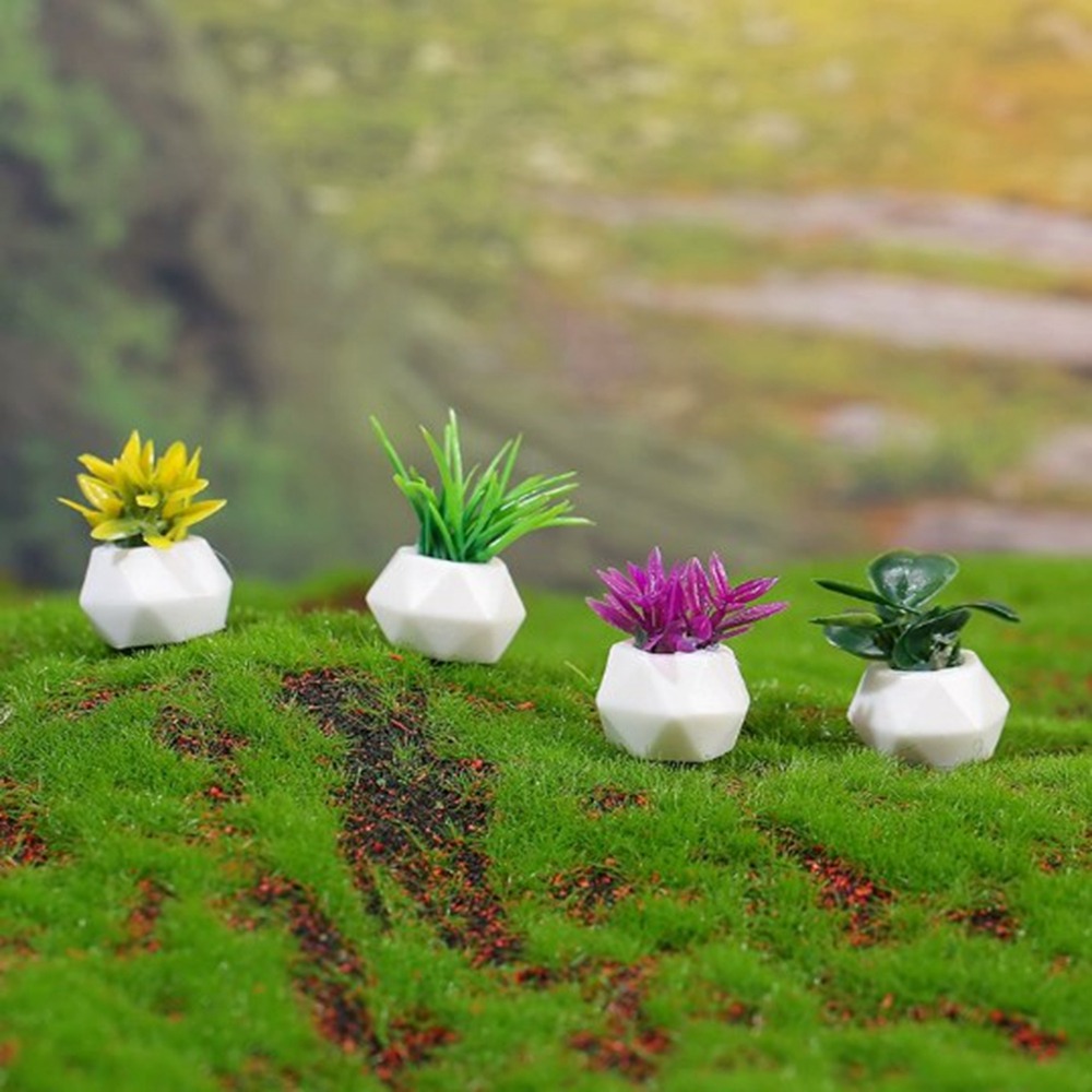 Bonsai Garden Accessories - 1:12 Dollhouse Miniature Potted Plant Multistyles
