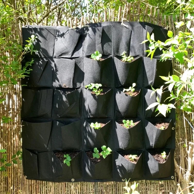 Bonsai Vertical Garden - Wall Hanging Planting Bag Multiple Pockets