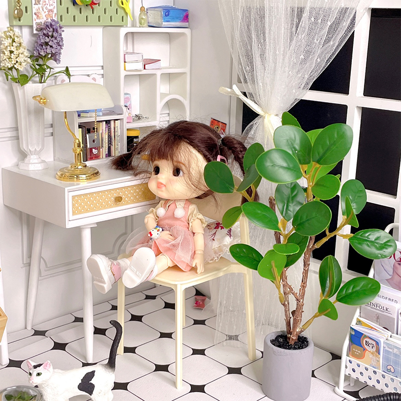 1:6 Dollhouse Miniature Potted - Bonsai Garden Accessories บทวิจารณ์และราคา