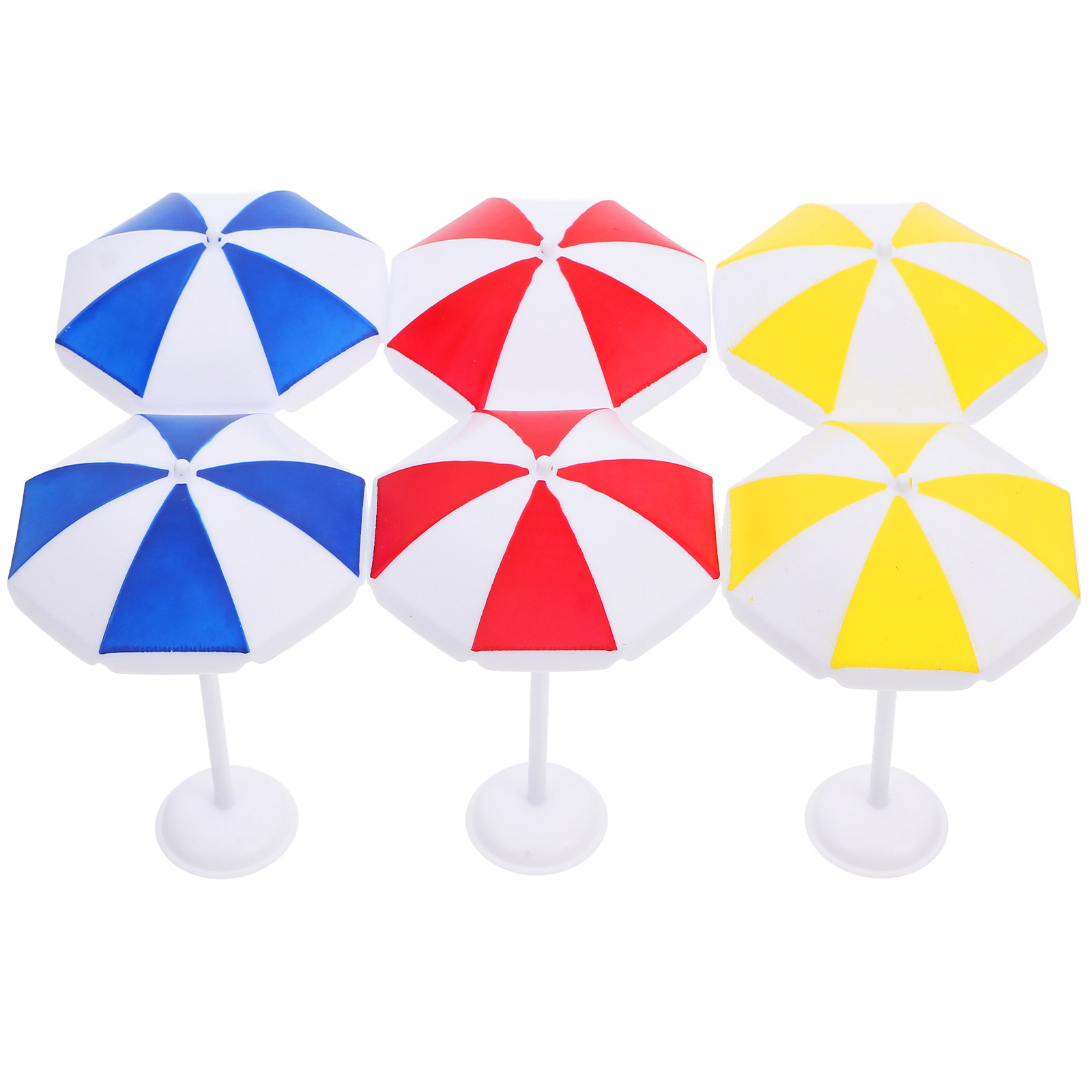 6Pcs Mini Beach Sun Umbrella C - Bonsai Garden Accessories บทวิจารณ์และราคา