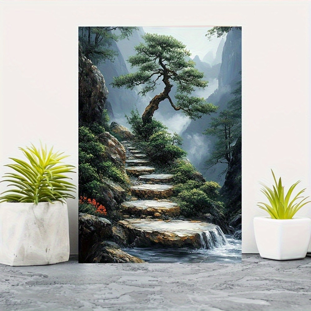 Zen Garden Canvas Artwork Feat - Bonsai Vertical Garden บทวิจารณ์และราคา