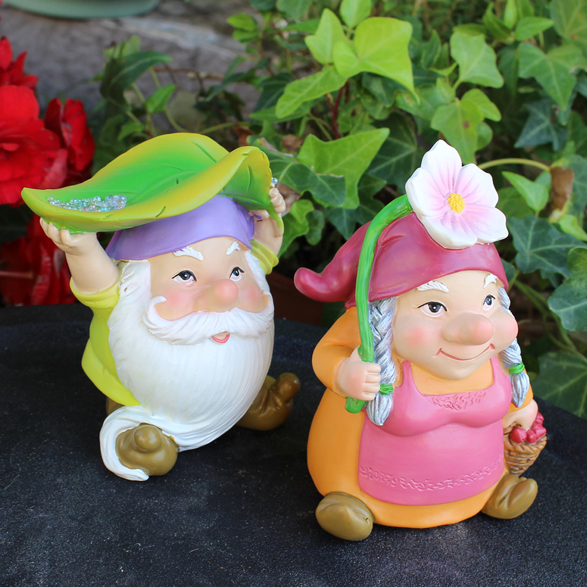 Rainproof Dwarf Couple Decorat - Bonsai Garden Accessories บทวิจารณ์และราคา