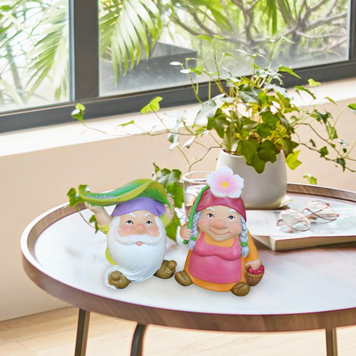 Rainproof Dwarf Couple Decorat - Bonsai Garden Accessories บทวิจารณ์และราคา