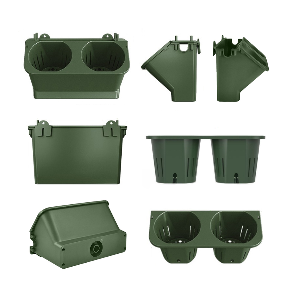 4 pcs Self Watering Flower Pot - Bonsai Vertical Garden บทวิจารณ์และราคา