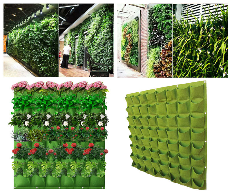 Wall Hanging Planting Bag Mult - Bonsai Vertical Garden บทวิจารณ์และราคา
