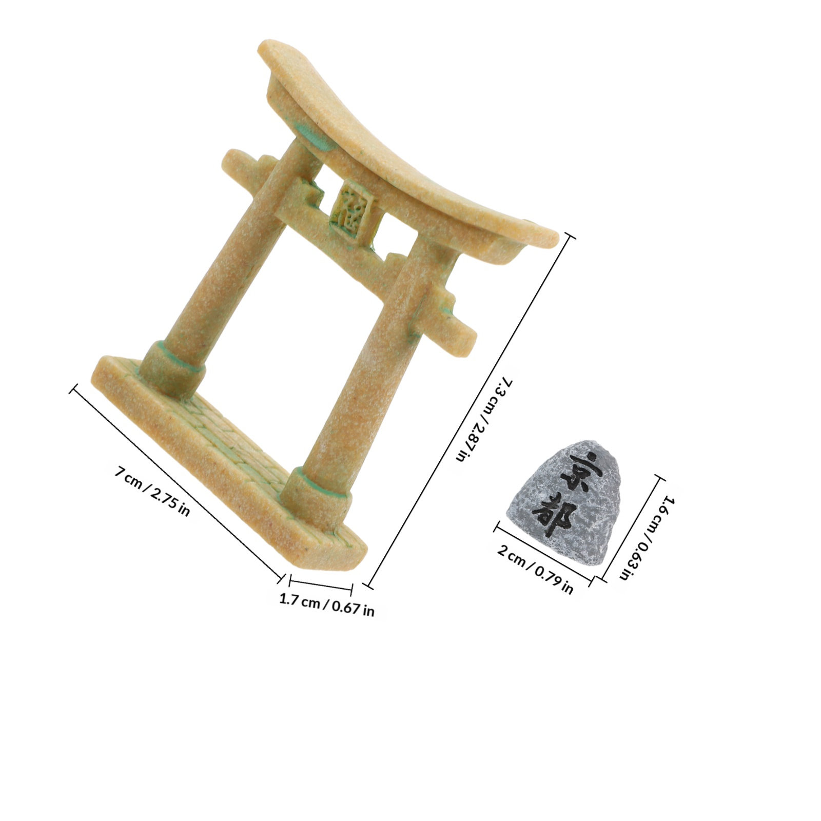 Japanese Miniature Torii Gate  - Bonsai Garden Kyoto บทวิจารณ์และราคา