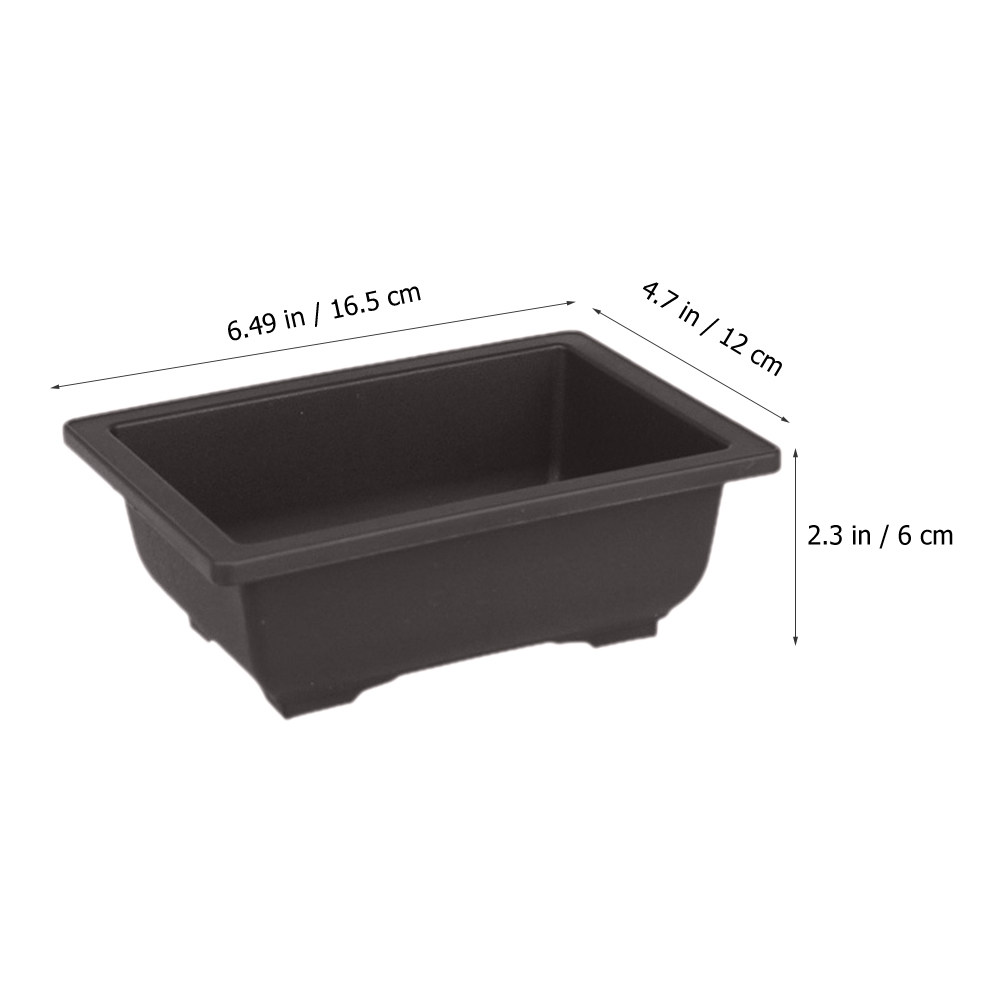 5Pcs Rectangular Bonsai Pot Pl - Bonsai Vertical Garden บทวิจารณ์และราคา