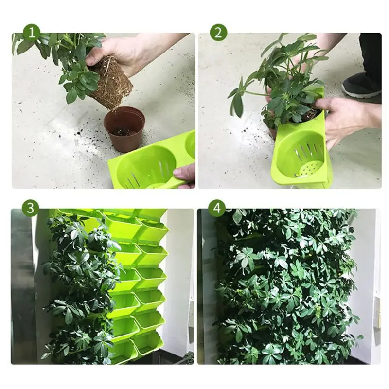 Stackable Flower Pot Wall Hang - Bonsai Vertical Garden บทวิจารณ์และราคา