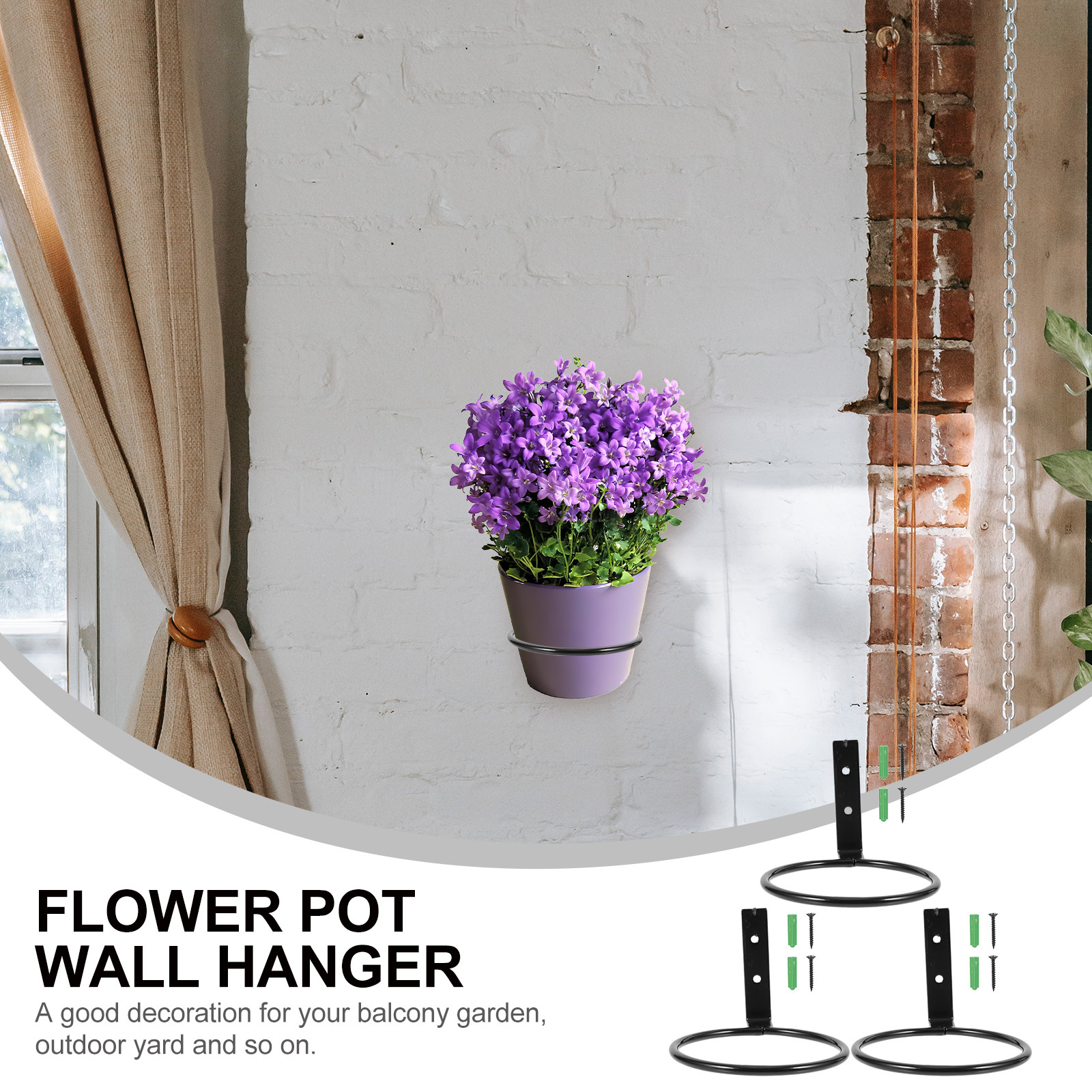 3Pcs Wall-Mounted Flowerpot Ra - Bonsai Vertical Garden บทวิจารณ์และราคา
